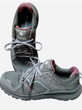 Columbia Women’s Gray and Pink Bethany Trail Sneakers